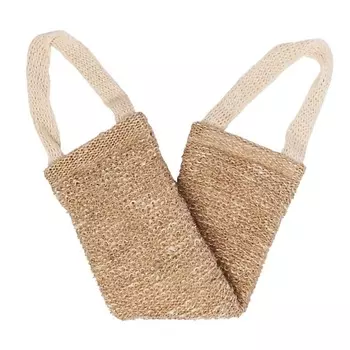 VIVAL BEAUTY Мочалка из конопли длинная с ручками