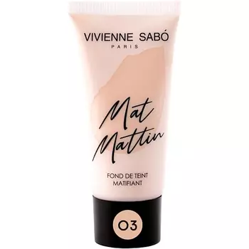 VIVIENNE SABO Матирующий тональный крем Mat Mattin