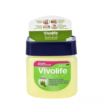 VIVOLIFE Вазелин косметический для губ, лица, тела и тату с Алоэ Вера