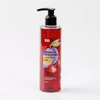 ВКУСВИЛЛ Гель для душа "Вишня и слива" с маслом вишни