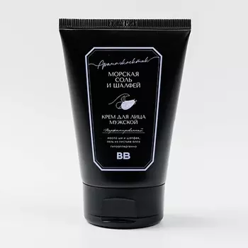 ВКУСВИЛЛ Крем для лица мужской "Морская соль и шалфей"