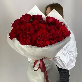 VLSHBN FLOWERS STATE Монобукет из 15 французских роз(Кения)