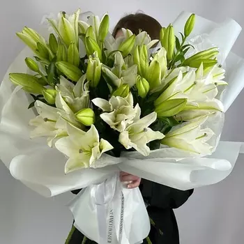 VLSHBN FLOWERS STATE Монобукет из ароматной лилии
