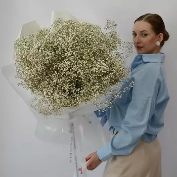 VLSHBN FLOWERS STATE Монобукет из белой Гипсофилы