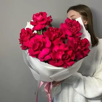VLSHBN FLOWERS STATE Монобукет из Ярких Французских Роз