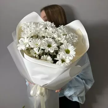 VLSHBN FLOWERS STATE Монобукет комплимент из кустовых ромашек