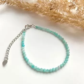 VON KEIB Браслет из натурального амазонита на руку