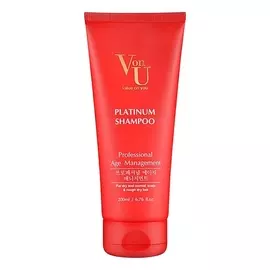 VONU Шампунь с платиной для разглаживания волос PLATINUM