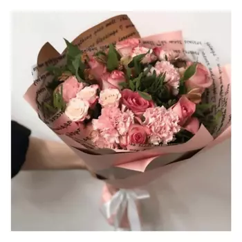 VORNIKOV BOUQUETS Букет с розами Прекрасной леди