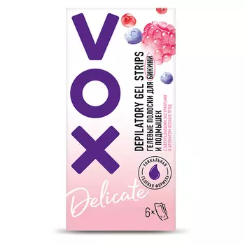 VOX Полоски гелевые для бикини и подмышек VOX
