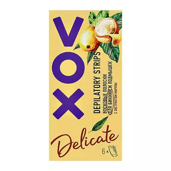 VOX Полоски восковые для бикини с экстрактом марулы 6.0