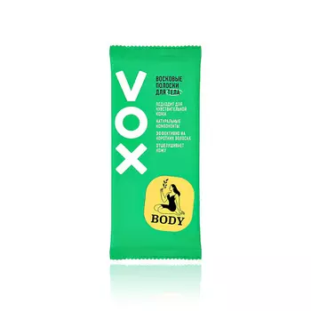VOX Полоски восковые для тела GREEN 12.0