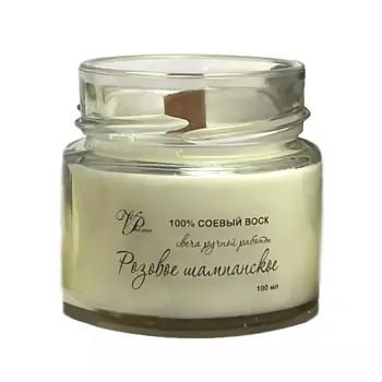 VP HOME Свеча ароматическая розовое шампанское 100.0