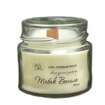 VP HOME Свеча ароматическая табак ваниль 100.0