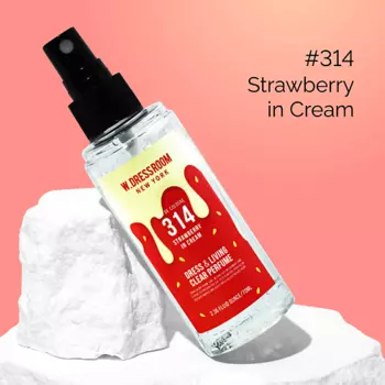 W. DRESSROOM Парфюмированный спрей для одежды и дома No.314 Strawberry in Cream 70.0