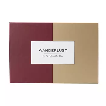 ЛЭТУАЛЬ WANDERLUST Подарочный набор Saffiano Rose Wine + Champagne Gold. Комплект: обложки на паспорт
