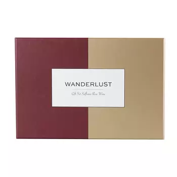 ЛЭТУАЛЬ WANDERLUST Подарочный набор Saffiano Rose Wine + Champagne Gold. Комплект: обложки на паспорт