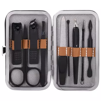 WBZ Универсальный набор для маникюра и педикюра 9 в 1 в футляре, MINI