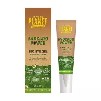 WE ARE THE PLANET Гель для век и области вокруг глаз Ежедневный уход Avocado Power 15.0