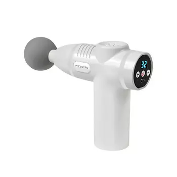 WEASTRO Перкуссионный массажер мини для тела с насадками