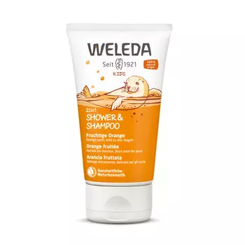 WELEDA Детский шампунь-гель для волос и тела «Апельсин»