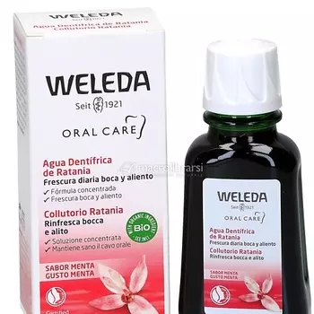 WELEDA Интенсивный заживляющий и укрепляющий десна ополаскиватель полости рта Rahania 50.0