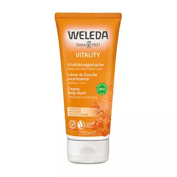 WELEDA Облепиховый тонизирующий гель для душа Sea Buckthorn Creamy Body Wash