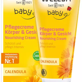 WELEDA Питательный успокаивающий крем с календулой для лица и тела Baby Calendula 50.0
