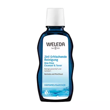 WELEDA Средство освежающее очищающее 2 в 1 для нормальной и смешанной кожи One-Step Cleanser & Toner