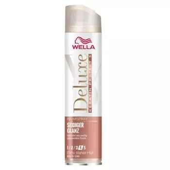 WELLA DELUXE Лак для волос Seidiger Glanz с кератиновым комплексом 250.0
