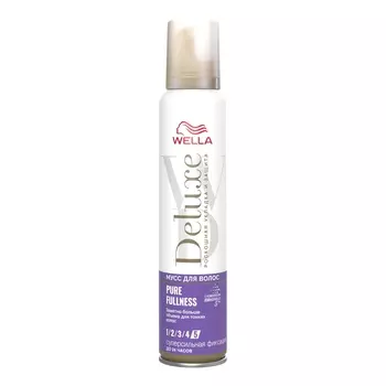 WELLA Мусс для волос Deluxe PURE FULLNESS суперсильная фиксация