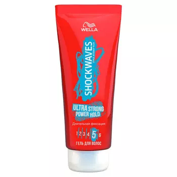 WELLA Shockwaves Гель для укладки волос Ultra Strong Power Hold суперсильной фиксации