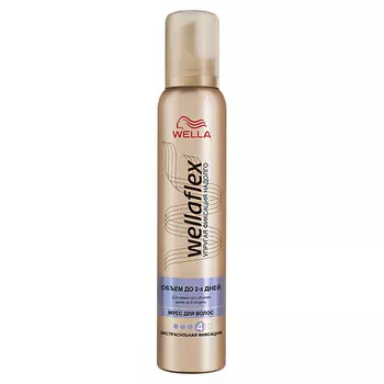 WELLA Wellaflex Мусс для укладки волос "Объем до 2-х дней" экстрасильной фиксации