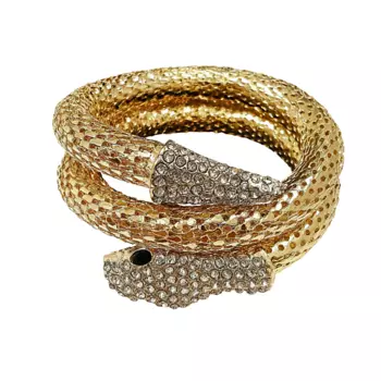 WELLNESS. ULTRACARE Колье со стразами и камнями Змея