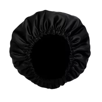 WELLNESS. ULTRACARE Шапочка для сна атласная черная