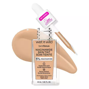 WET N WILD Тональный флюид Bare Focus Niacinamide Skin Tint