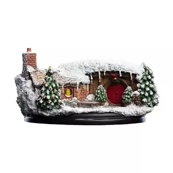 WETA WORKSHOP Игрушка The Hobbit An Unexpected Journey 35 Bagshot Row Christmas Edition 7 см Statue