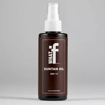 WHAT IF Масло для загара SPF 11