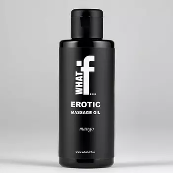 WHAT IF Массажное масло с афродизиаком. Манго