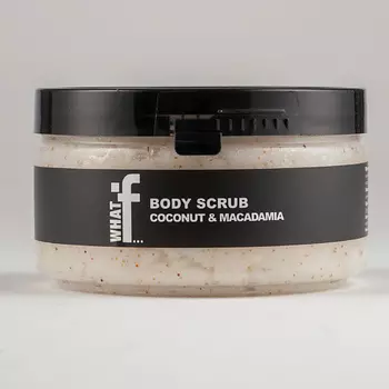 WHAT IF Скраб для тела COCONUT & MACADAMIA