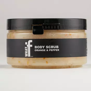 WHAT IF Скраб для тела ORANGE & PEPPER