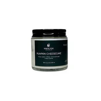 WHITE FOX Ароматическая свеча "Pumpkin Cheesecake" 120