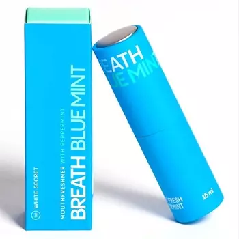 WHITE SECRET Освежитель для полости рта Breath Blue Mint 15