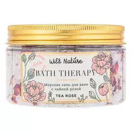 WILD NATURE Морская соль для ванн с чайной розой Wild Nature