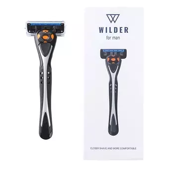 WILDER Станок для бритья мужской бритва мужская многоразовая MAN A5L 1.0