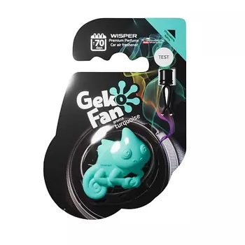 WISPER Ароматизатор для авто GekoFan TURQUOISE 1