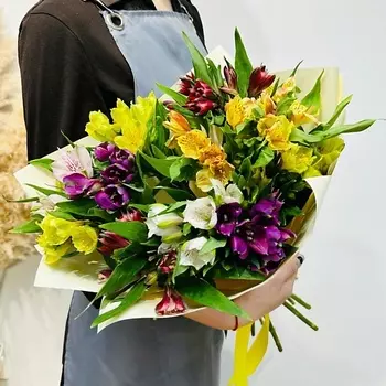 WISTERIA Букет 11 ярких альстромерий