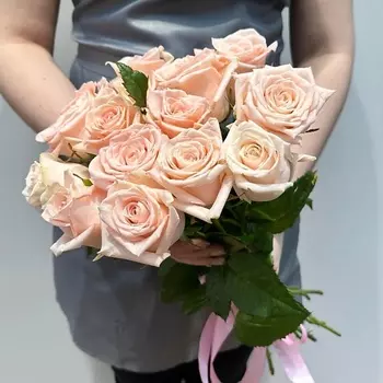 WISTERIA Букет 15 нежно-розовых роз