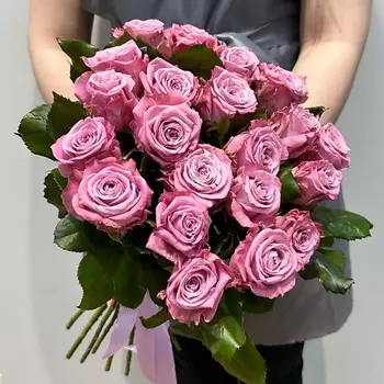 WISTERIA Букет 21 фиолетовая роза