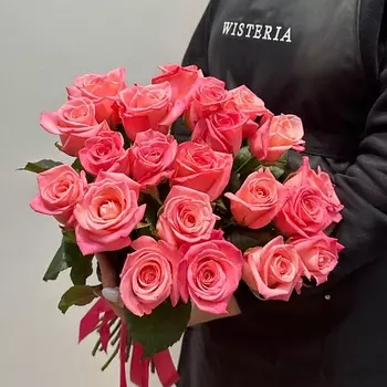 WISTERIA Букет 21 розовая роза